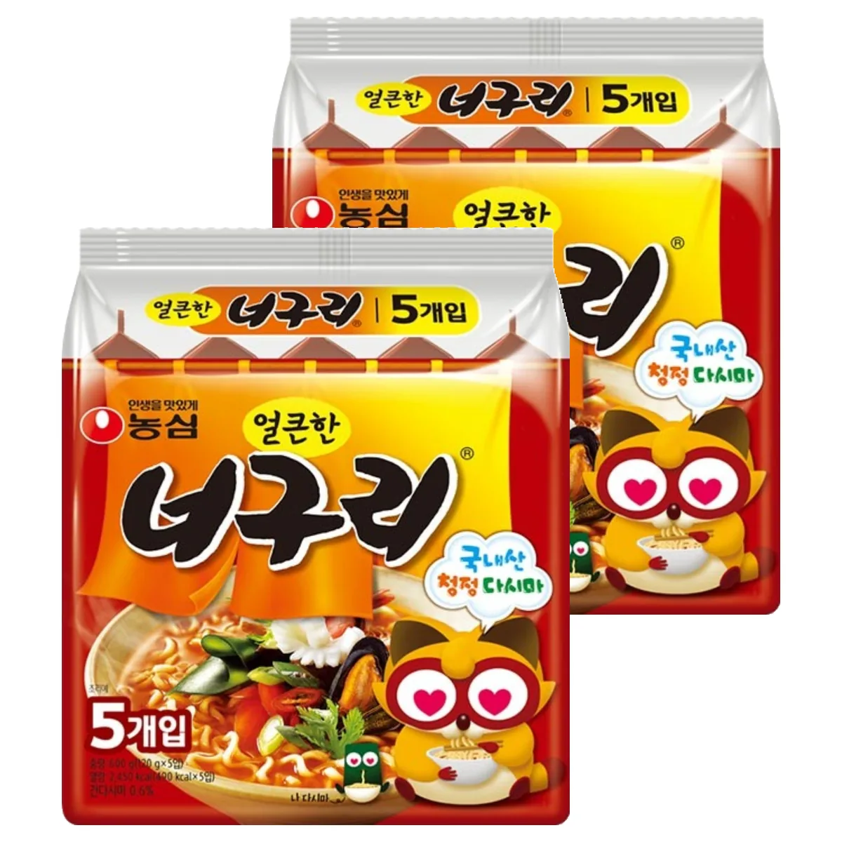 너구리 얼큰한맛 120g 가격 추이 너구리 얼큰한맛 120g - 최저가 4,700원