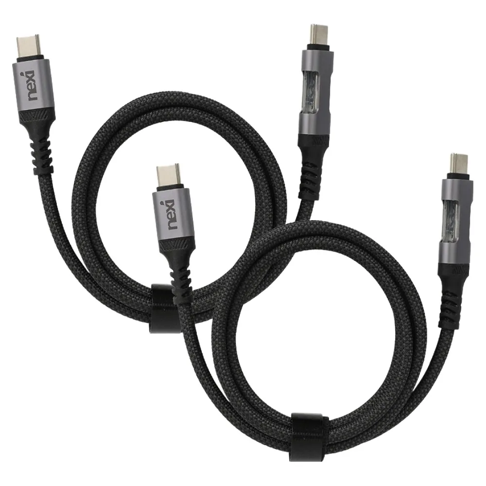 넥시 C to C 240W LED 초고속 충전 케이블 NX-PD240W-L 가격 추이 넥시 C to C 240W LED 초고속 충전 케이블 NX-PD240W-L - 최저가 15,400원