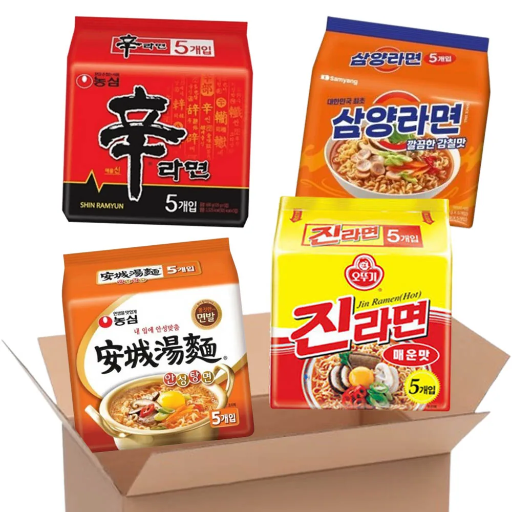 농심 신라면5+안성탕면5+오뚜기 진라면5+삼양라면5, 1세트 가격 추이 농심 신라면5+안성탕면5+오뚜기 진라면5+삼양라면5, 1세트 - 최저가 15,830원