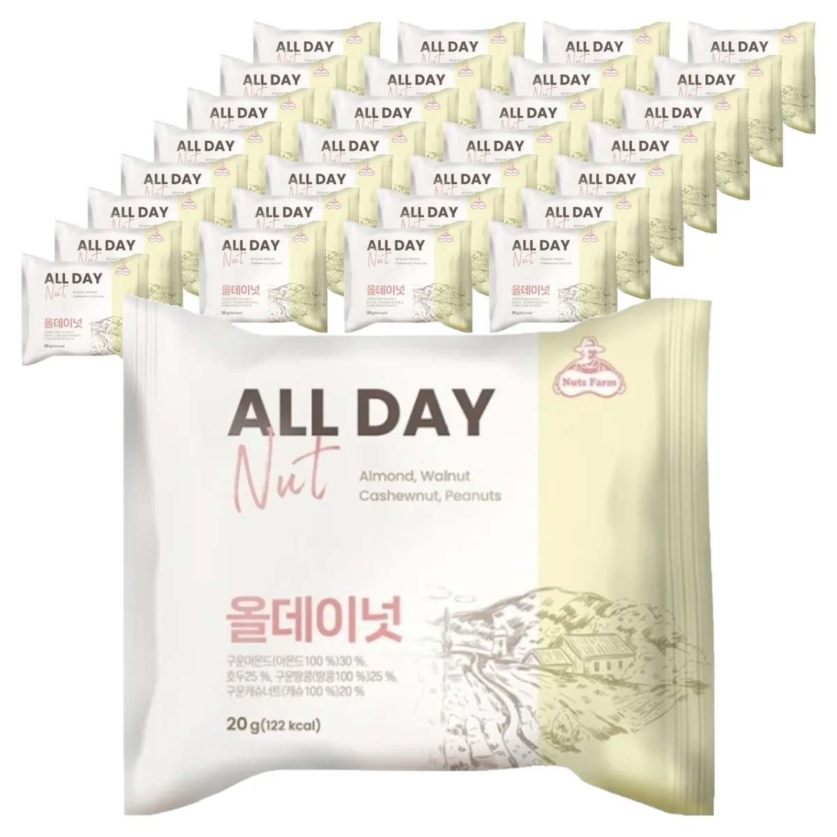 넛츠팜 올데이넛 20g 50개 가격 추이 넛츠팜 올데이넛 20g 50개 - 최저가 26,670원