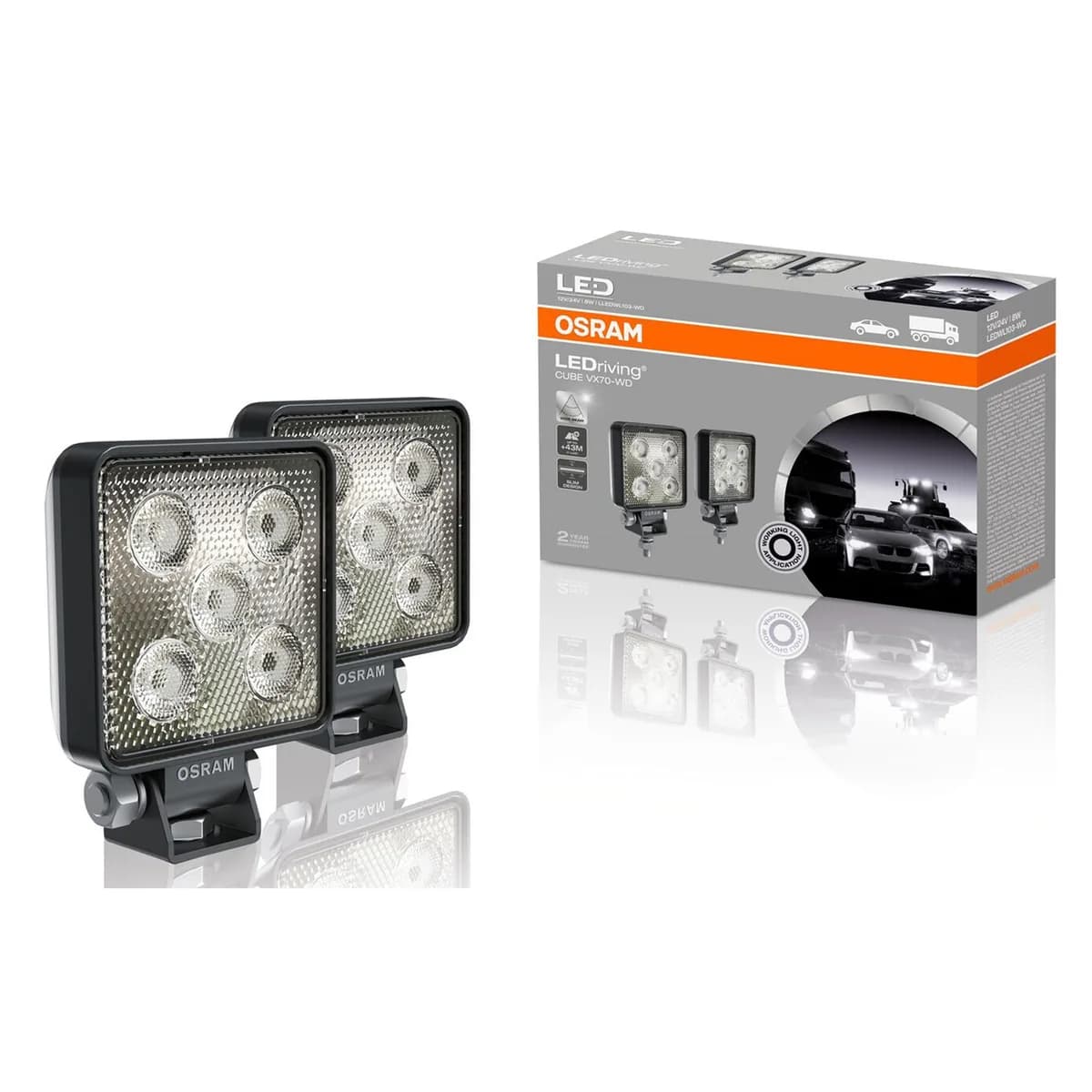 오스람 차량용 12V 24V LED 써치라이트 작업등 사각 확산형 LEDWL103-WD 가격 추이 오스람 차량용 12V 24V LED 써치라이트 작업등 사각 확산형 LEDWL103-WD - 최저가 49,000원
