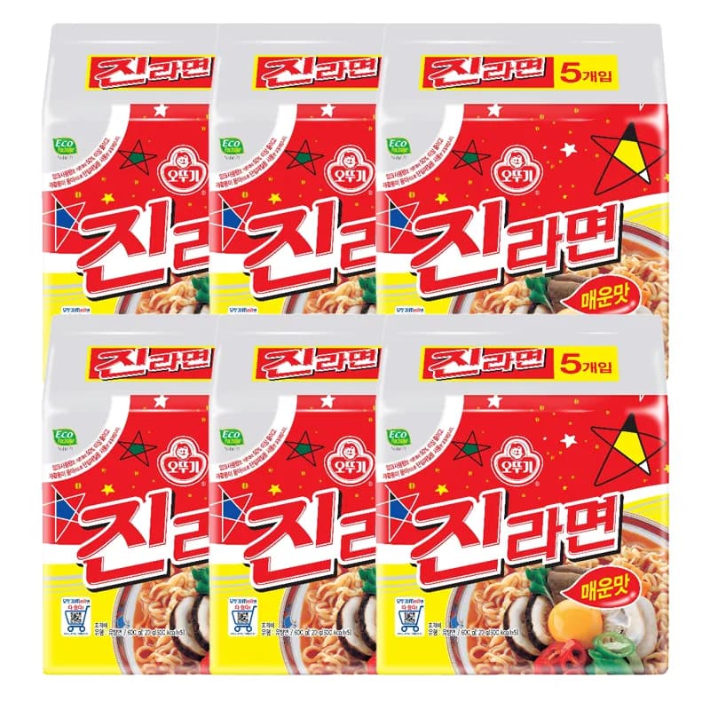 오뚜기 진라면 매운맛 120g 30개 가격 추이 오뚜기 진라면 매운맛 120g 30개 - 최저가 6,600원