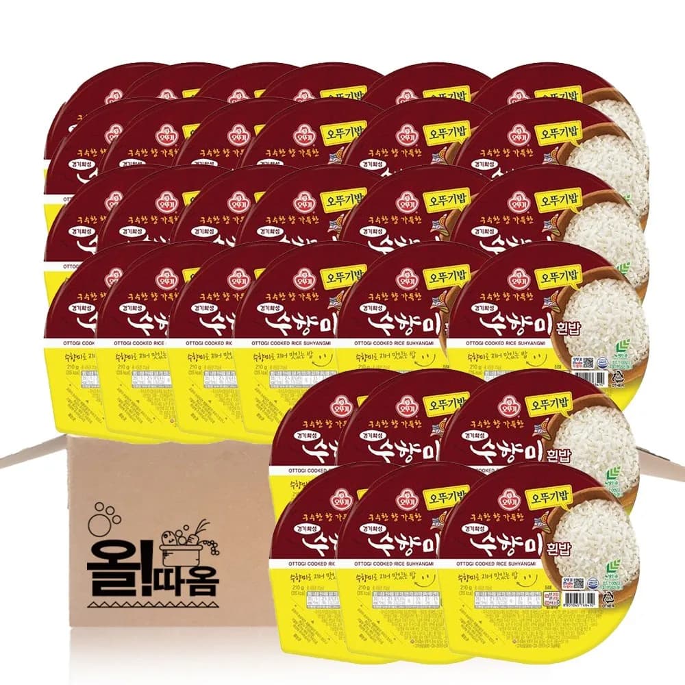 오뚜기 수향미밥 210g 30개 가격 추이 오뚜기 수향미밥 210g 30개 - 최저가 35,980원