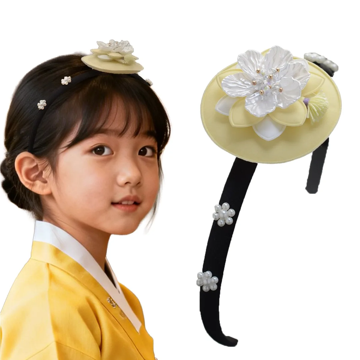 핸날 우리아이 한복 꽃장식 배씨 머리띠 가격 추이 핸날 우리아이 한복 꽃장식 배씨 머리띠 - 최저가 7,900원