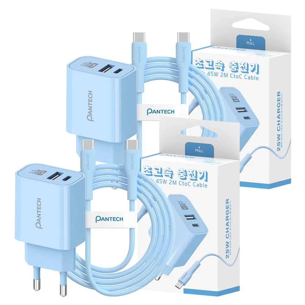 팬택 2포트 C타입 고속충전기 25W + C타입 케이블 45W 2m 세트 2개 가격 추이 팬택 2포트 C타입 고속충전기 25W + C타입 케이블 45W 2m 세트 2개 - 최저가 17,300원