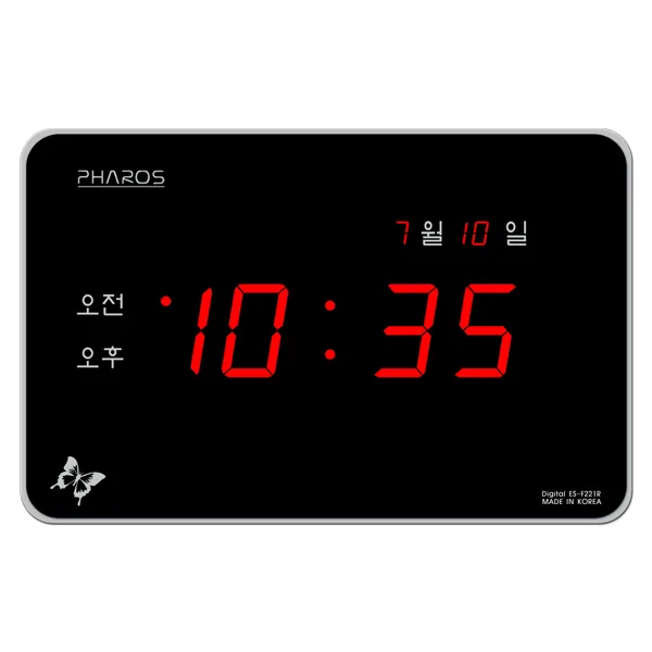 파로스 디지털 벽시계 ES-F221R 가격 추이 파로스 디지털 벽시계 ES-F221R - 최저가 38,700원