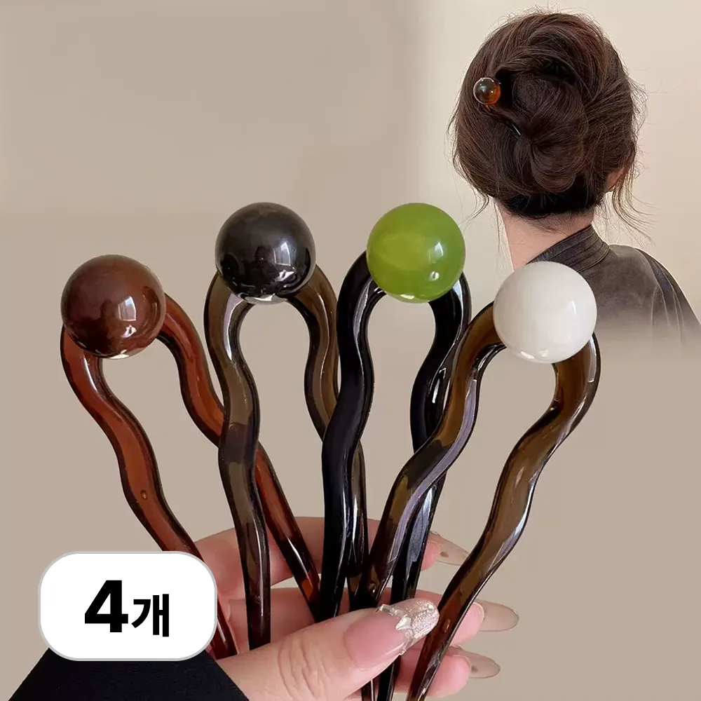 로멀리 U자 진주 헤어 비녀핀 가격 추이 로멀리 U자 진주 헤어 비녀핀 - 최저가 3,900원