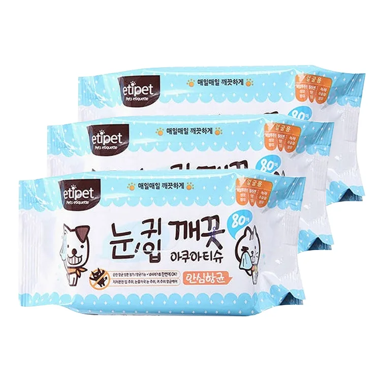 에티펫 반려동물용 눈귀입 깨끗 아쿠아티슈 80p 가격 추이 에티펫 반려동물용 눈귀입 깨끗 아쿠아티슈 80p - 최저가 11,400원