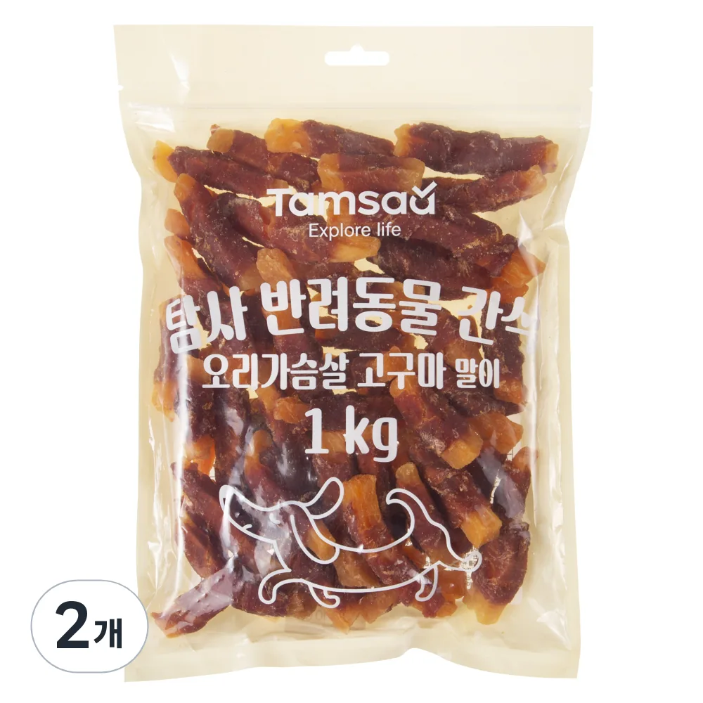 탐사 반려동물 간식 오리가슴살 고구마 말이 가격 추이 탐사 반려동물 간식 오리가슴살 고구마 말이 - 최저가 31,020원