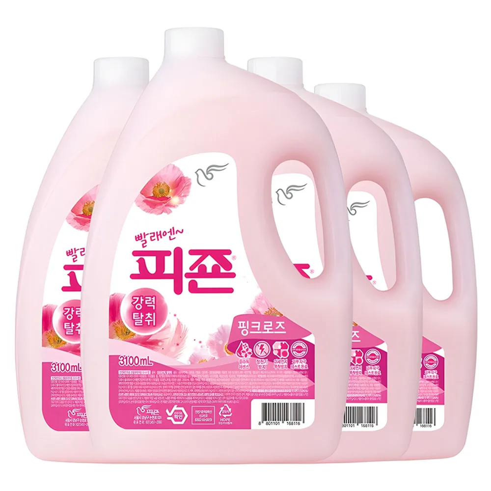 피죤 레귤러 섬유유연제 핑크로즈 3.1L 4개 가격 추이 피죤 레귤러 섬유유연제 핑크로즈 3.1L 4개 - 최저가 8,680원