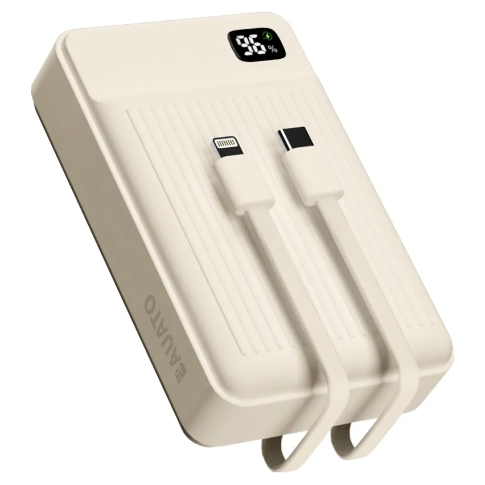 바우아토 포켓쉴 고속 입출력 케이블 일체형 미니 대용량 난연 보조배터리 20000mAh C타입 애플8핀 PD 22.5W 아이보리 가격 추이 바우아토 포켓쉴 고속 입출력 케이블 일체형 미니 대용량 난연 보조배터리 20000mAh C타입 애플8핀 PD 22.5W 아이보리 - 최저가 36,670원