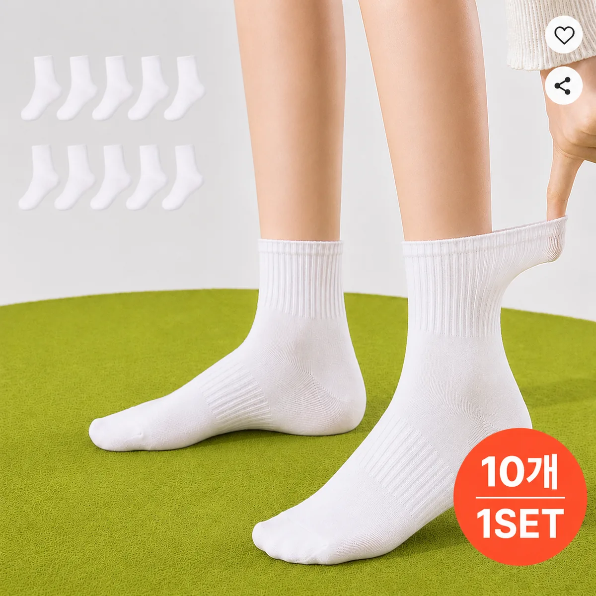 발편한생활 프리미엄 무지 중목 양말 10켤레 가격 추이 발편한생활 프리미엄 무지 중목 양말 10켤레 - 최저가 3,600원