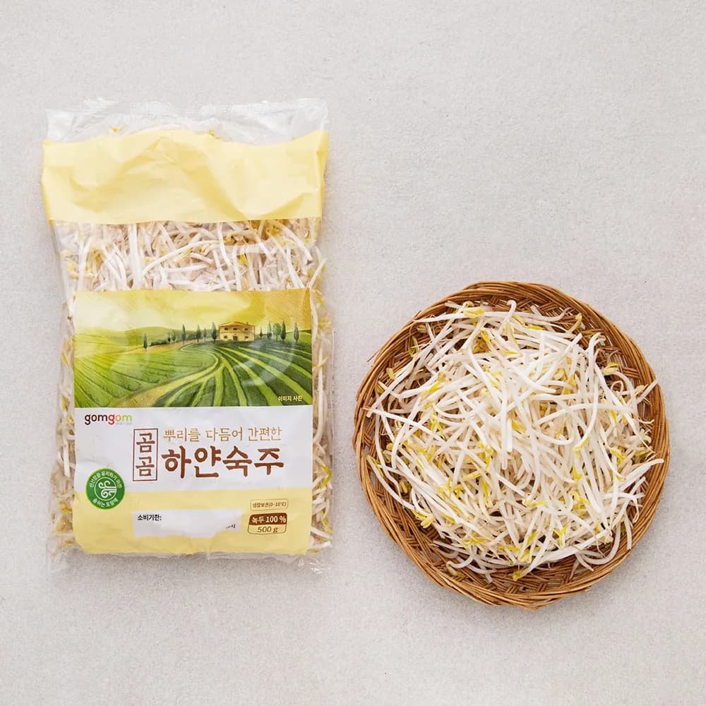 곰곰 뿌리를 다듬어 간편한 하얀숙주 500g 가격 추이 곰곰 뿌리를 다듬어 간편한 하얀숙주 500g - 최저가 1,590원