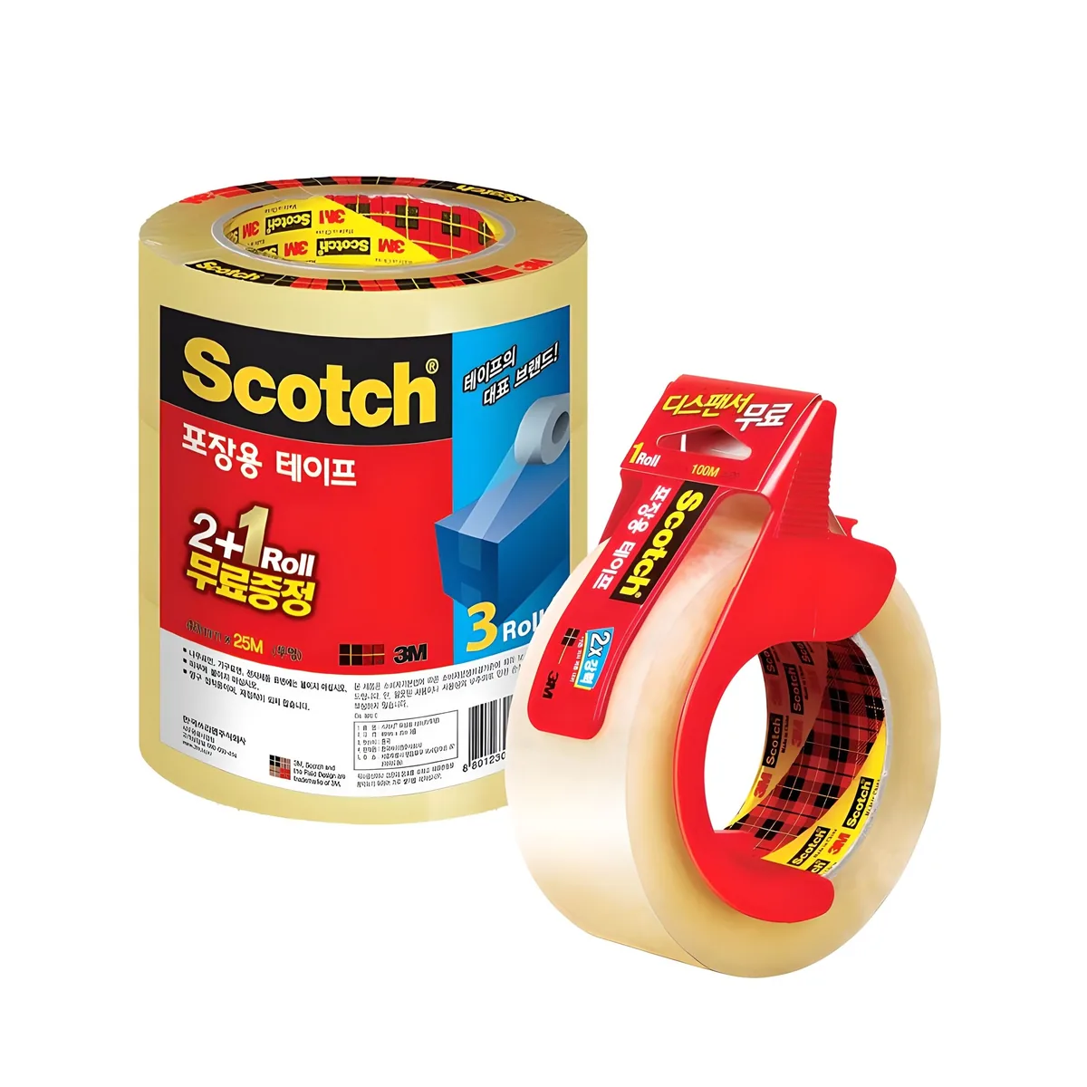 스카치 포장 박스 테이프 48mm x 25m 3625V 2+1 + 48mm x 100m 3615 + 디스펜서 가격 추이 스카치 포장 박스 테이프 48mm x 25m 3625V 2+1 + 48mm x 100m 3615 + 디스펜서 - 최저가 8,320원