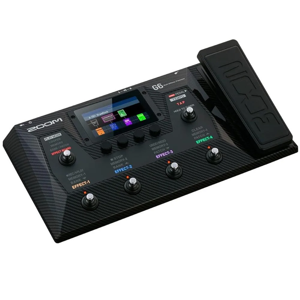Zoom G6 기타 멀티 이펙트 프로세서, 익스프레션 페달, 100개 이상의 이펙트, 앰프 모델링 및 IR, 루퍼, 터치스크린 디스플레이 및 USB 오디오 인터페이스 가격 추이 Zoom G6 기타 멀티 이펙트 프로세서, 익스프레션 페달, 100개 이상의 이펙트, 앰프 모델링 및 IR, 루퍼, 터치스크린 디스플레이 및 USB 오디오 인터페이스 - 최저가 765,700원