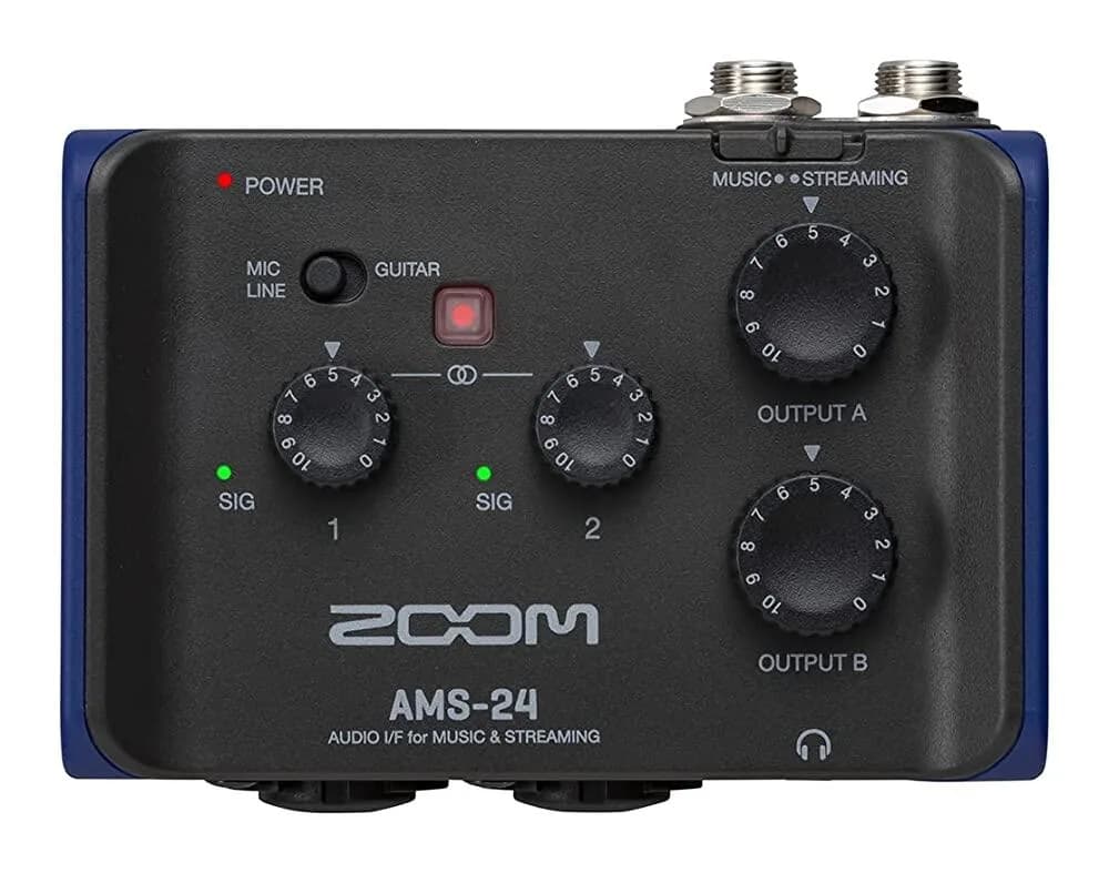 Zoom AMS-24 USB 오디오 인터페이스, 입력 2개, 출력 4개, 루프백, 직접 모니터링, 버스 전원, PC, 맥, iOS 및 안드로이드에서 녹음 스트리밍용 가격 추이 Zoom AMS-24 USB 오디오 인터페이스, 입력 2개, 출력 4개, 루프백, 직접 모니터링, 버스 전원, PC, 맥, iOS 및 안드로이드에서 녹음 스트리밍용 - 최저가 255,600원