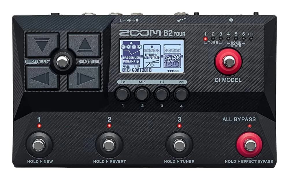 Zoom B2 Four Bass 멀티 이펙트 프로세서, 6개의 DI 박스, 레이어 IRs, 앰프 모델링, 100개 이상의 내장 이펙트, 루퍼, 컴퓨터에 직접 녹음을 위한 경량 가격 추이 Zoom B2 Four Bass 멀티 이펙트 프로세서, 6개의 DI 박스, 레이어 IRs, 앰프 모델링, 100개 이상의 내장 이펙트, 루퍼, 컴퓨터에 직접 녹음을 위한 경량 - 최저가 473,800원