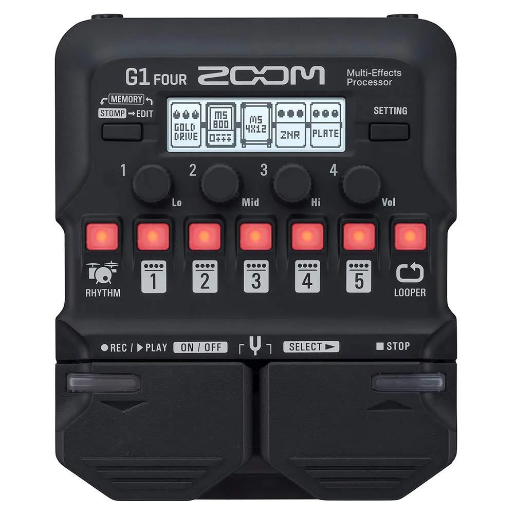 ZOOM G1 FOUR 기타용 멀티이펙터 블랙 가격 추이 ZOOM G1 FOUR 기타용 멀티이펙터 블랙 - 최저가 131,620원