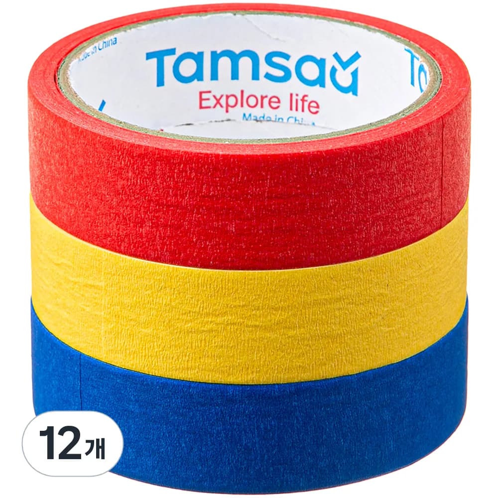 탐사 원색 칼라마스킹 테이프 25mm x 13m 가격 추이 탐사 원색 칼라마스킹 테이프 25mm x 13m - 최저가 15,120원