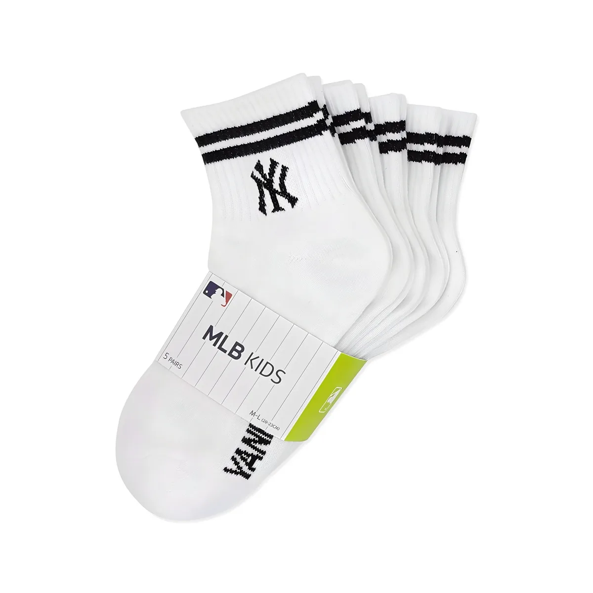 MLB 아동용 빅 투라인 로고 중목 양말 5족 가격 추이 MLB 아동용 빅 투라인 로고 중목 양말 5족 - 최저가 12,900원