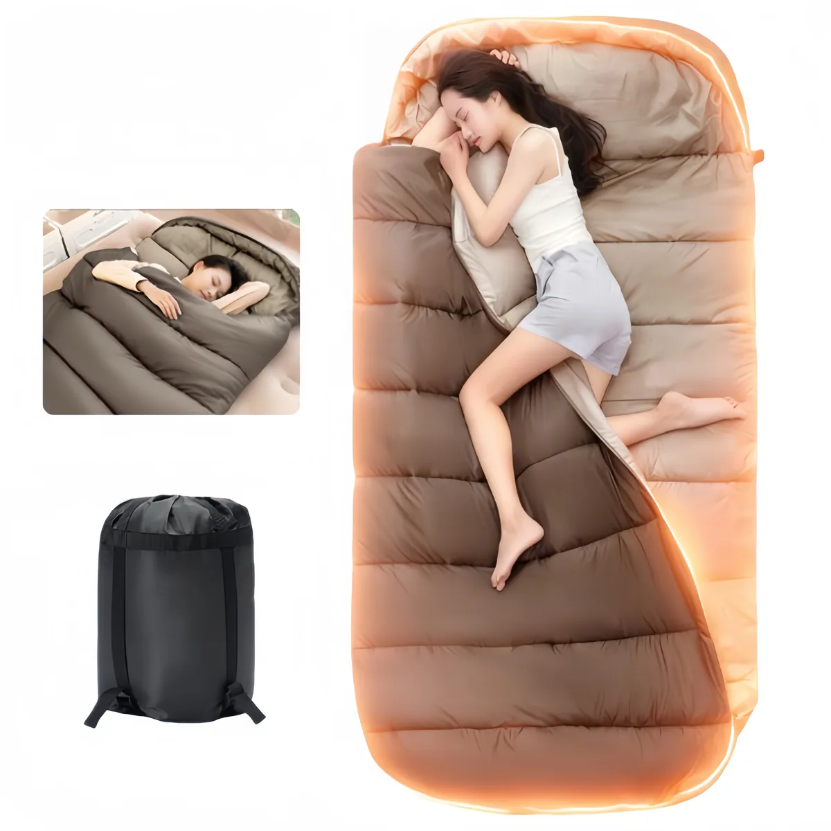 캠핑 침낭 사계절 공용 초대형공간 휴대용 방수 야외 압축 침낭 겨울 이불 230*100cm 2.2kg + 수납가방 가격 추이 캠핑 침낭 사계절 공용 초대형공간 휴대용 방수 야외 압축 침낭 겨울 이불 230*100cm 2.2kg + 수납가방 - 최저가 46,800원