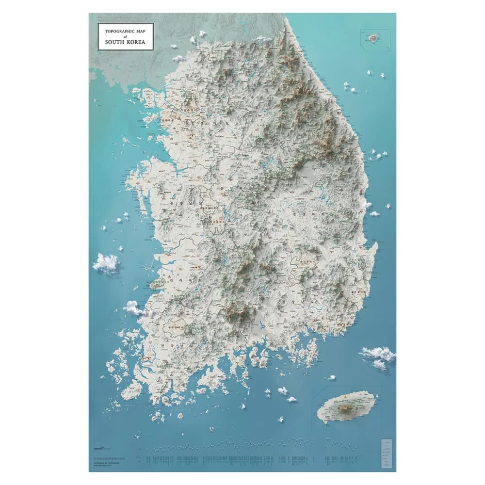 100대 명산 전국 지형지도 가격 추이 100대 명산 전국 지형지도 - 최저가 14,800원