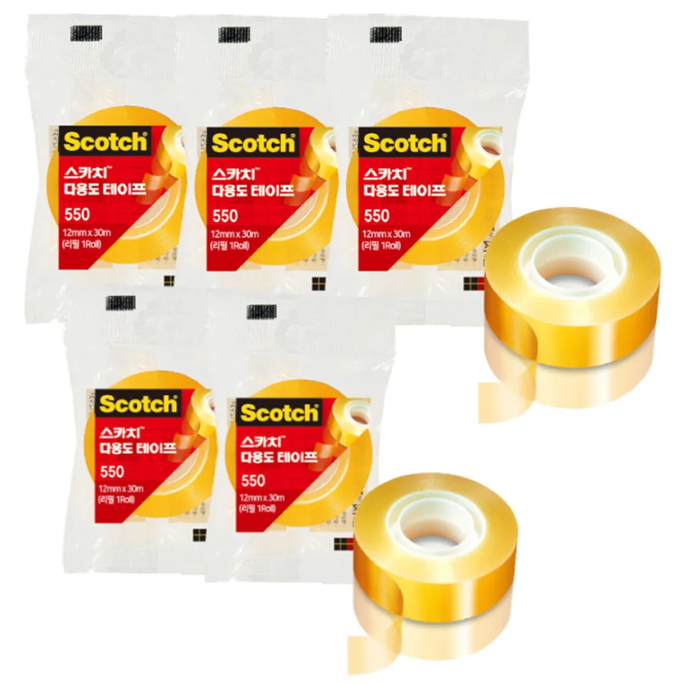 스카치 다용도 테이프 리필 550 12mm x 30m 가격 추이 스카치 다용도 테이프 리필 550 12mm x 30m - 최저가 3,220원