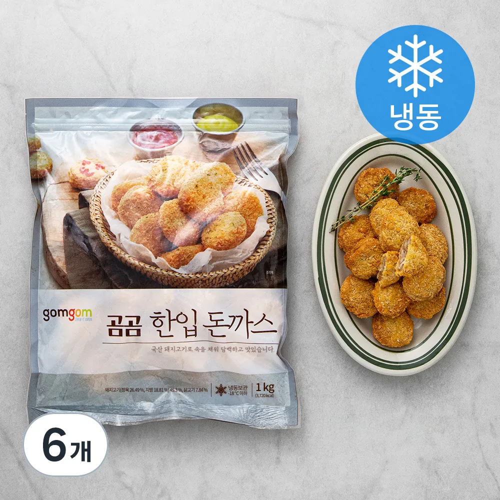 곰곰 한입 돈까스 (냉동) 가격 추이 곰곰 한입 돈까스 (냉동) - 최저가 5,630원