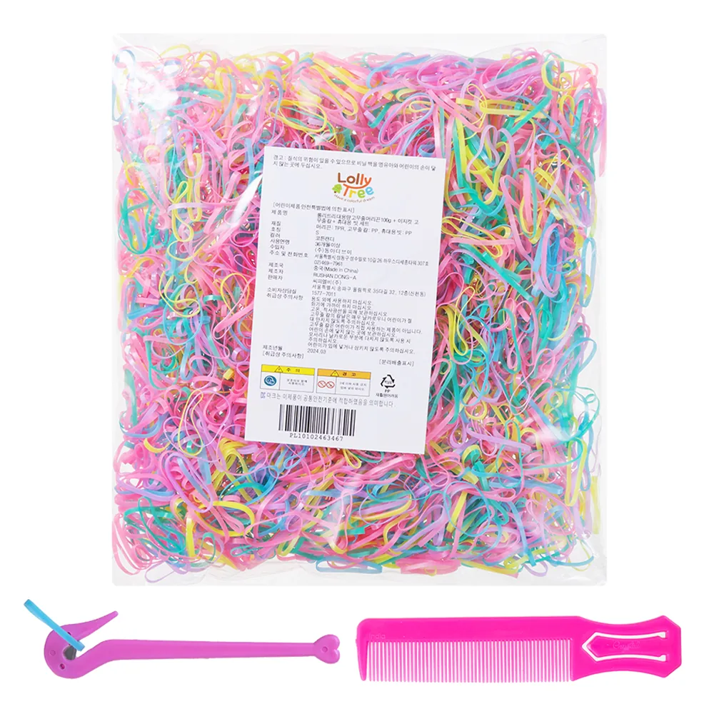 롤리트리 여아용 대용량 고무줄 머리끈 100g + 이지컷 고무줄 칼 + 휴대용 빗 세트 가격 추이 롤리트리 여아용 대용량 고무줄 머리끈 100g + 이지컷 고무줄 칼 + 휴대용 빗 세트 - 최저가 4,890원