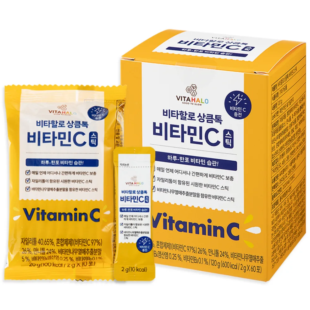 비타할로 상큼톡 비타민 C 스틱 60포 가격 추이 비타할로 상큼톡 비타민 C 스틱 60포 - 최저가 8,300원