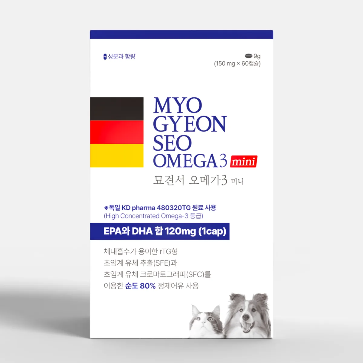 묘견서 강아지 고양이 오메가3 미니 3oval, 60캡슐 (2개월분) 순도 80% KDpharma 독일 원료 가격 추이 묘견서 강아지 고양이 오메가3 미니 3oval, 60캡슐 (2개월분) 순도 80% KDpharma 독일 원료 - 최저가 12,800원