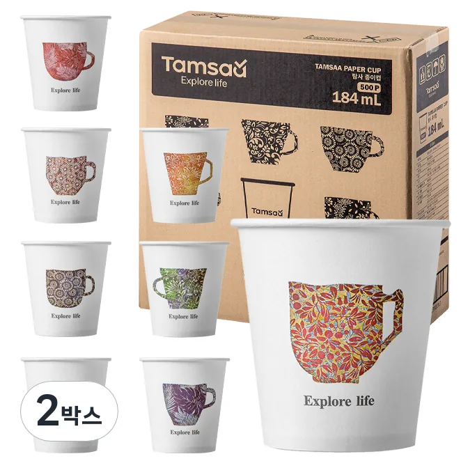 탐사 고평량 종이컵 184ml 가격 추이 탐사 고평량 종이컵 184ml - 최저가 15,490원