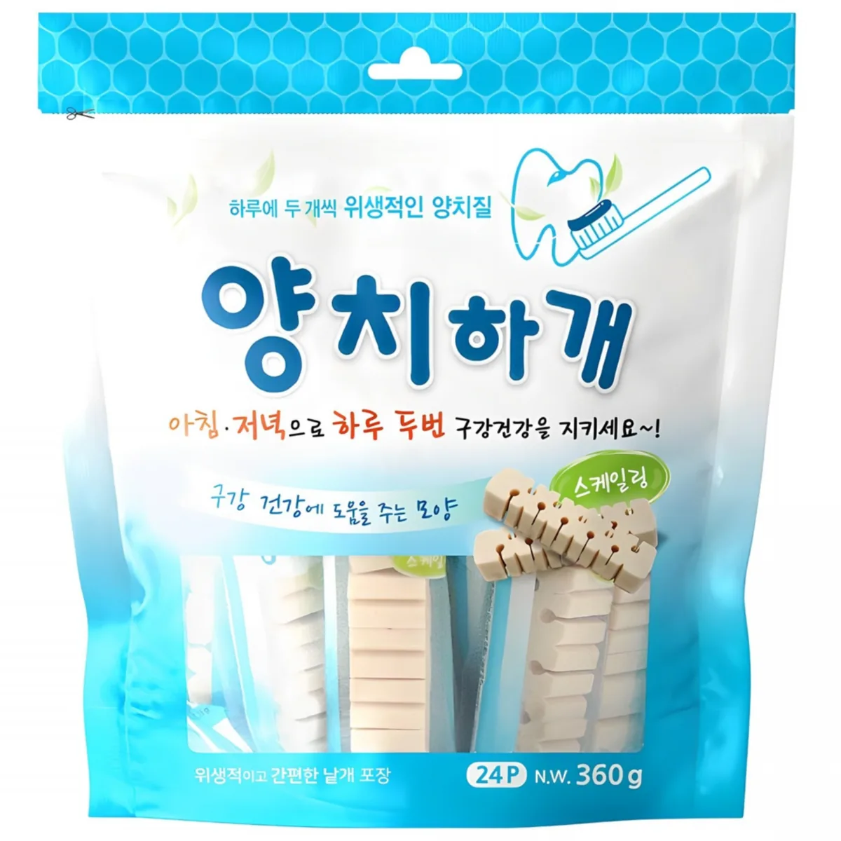 양치하개 강아지 덴탈껌 24p 가격 추이 양치하개 강아지 덴탈껌 24p - 최저가 12,850원
