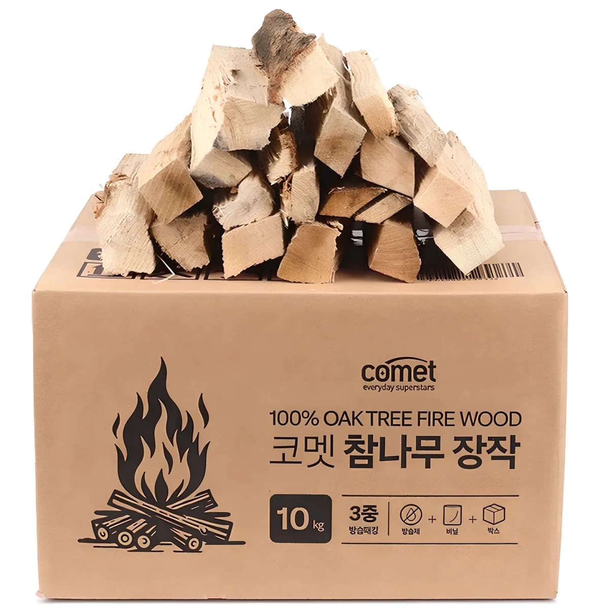 코멧 3중 방습 국산 참나무 장작 가격 추이 코멧 3중 방습 국산 참나무 장작 - 최저가 10,690원