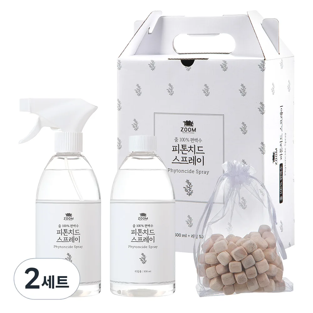 줌 100% 편백수 피톤치드 스프레이 500ml+리필500ml 세트 가격 비교 줌 100% 편백수 피톤치드 스프레이 500ml+리필500ml 세트