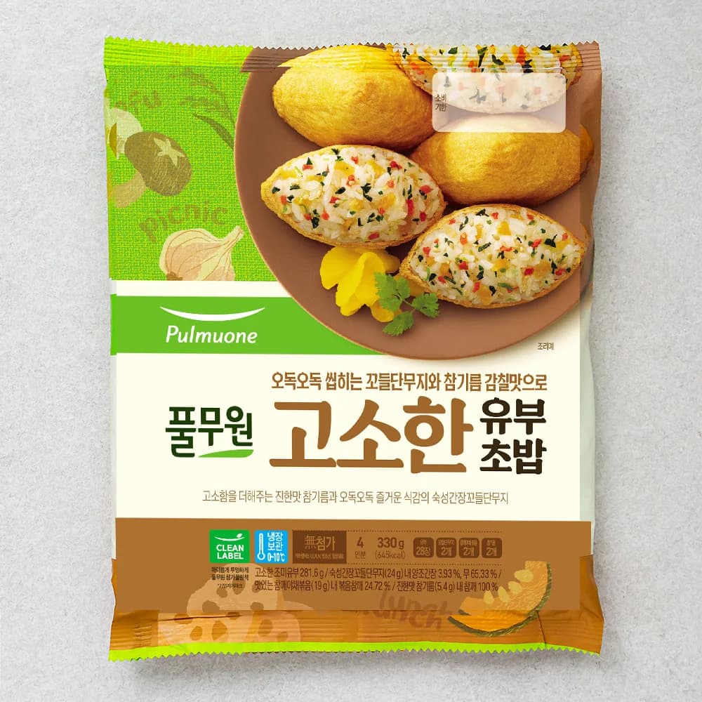 풀무원 고소한 유부초밥 4인분 가격 추이 풀무원 고소한 유부초밥 4인분 - 최저가 3,240원