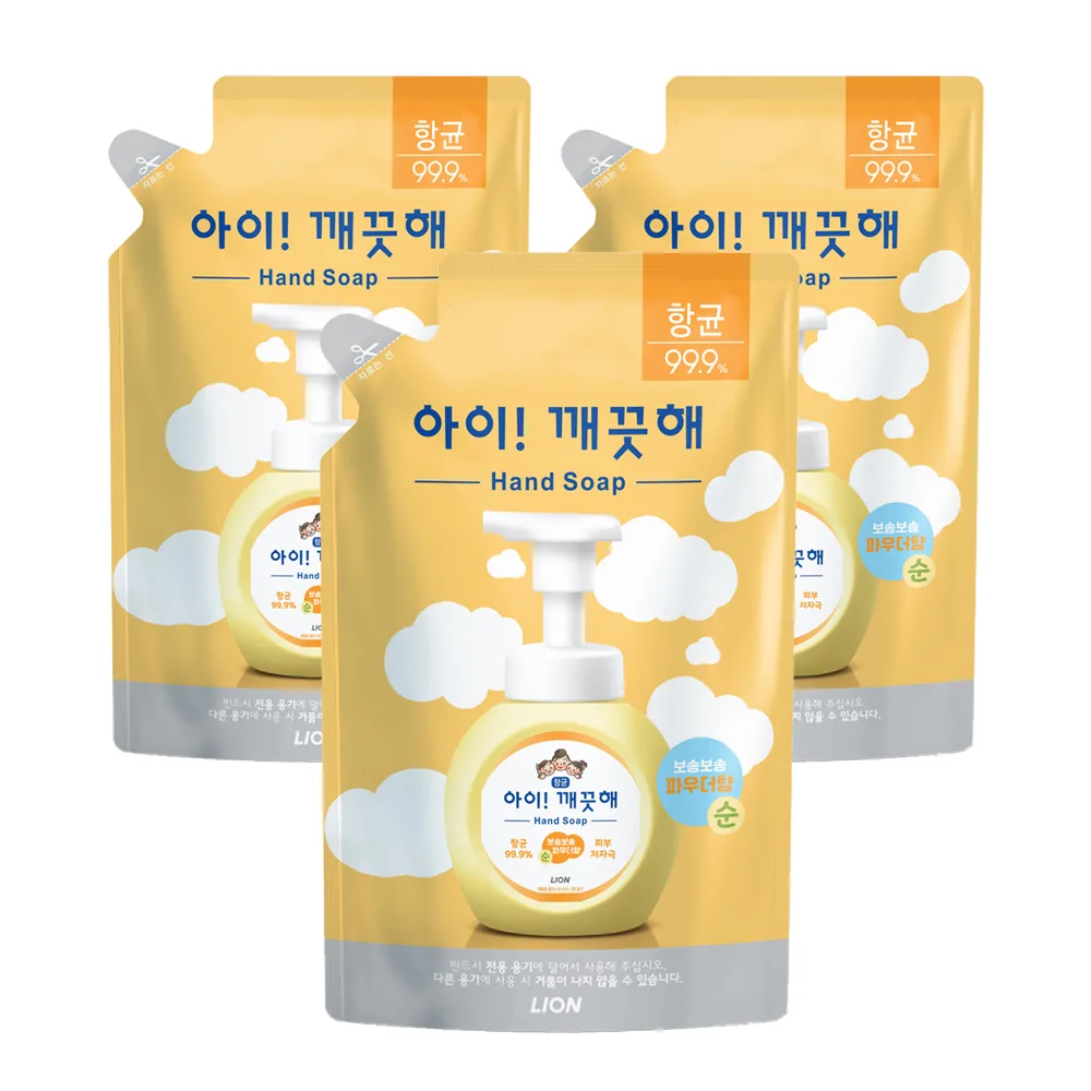 아이깨끗해 핸드워시 순 파우더향 리필용 가격 추이 아이깨끗해 핸드워시 순 파우더향 리필용 - 최저가 6,100원