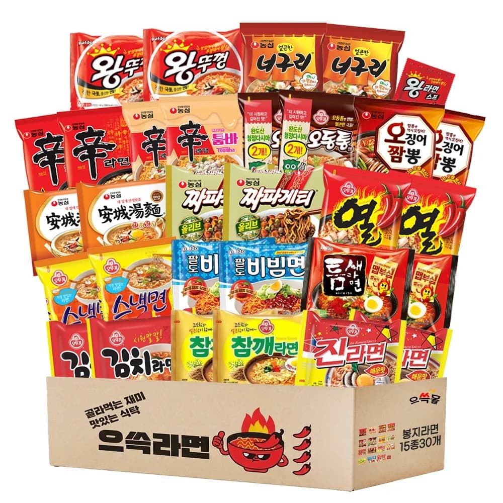 봉지라면세트 15종 1호, 30개 가격 추이 봉지라면세트 15종 1호, 30개 - 최저가 28,310원