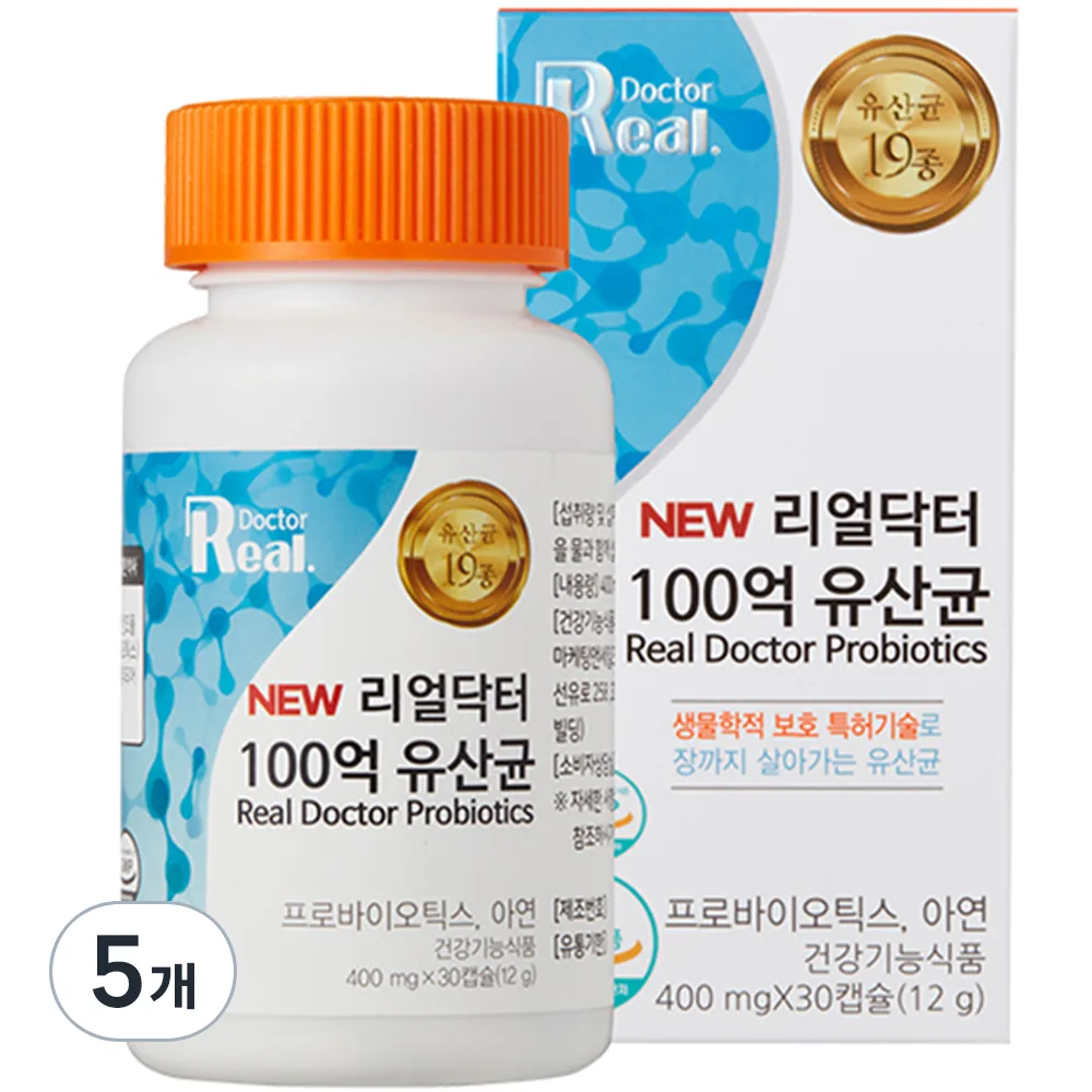 리얼닥터 100억 유산균 30정 5개 가격 추이 리얼닥터 100억 유산균 30정 5개 - 최저가 31,400원