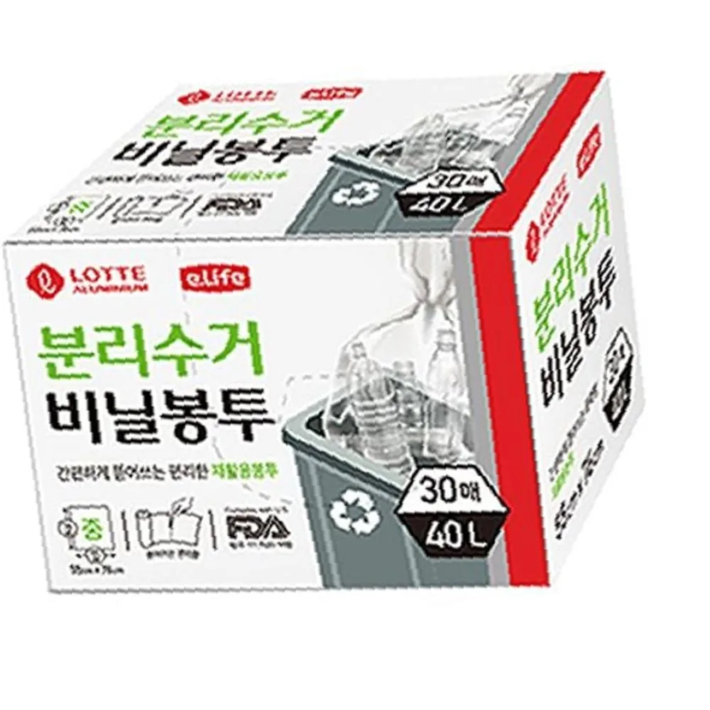 이라이프 분리수거 비닐봉투 중 40L 30매 가격 추이 이라이프 분리수거 비닐봉투 중 40L 30매 - 최저가 6,830원