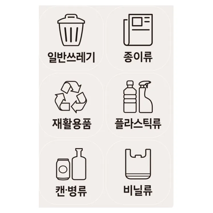 마그피아 인테리어 리무버블 분리수거 스티커 시트지 가격 추이 마그피아 인테리어 리무버블 분리수거 스티커 시트지 - 최저가 5,000원