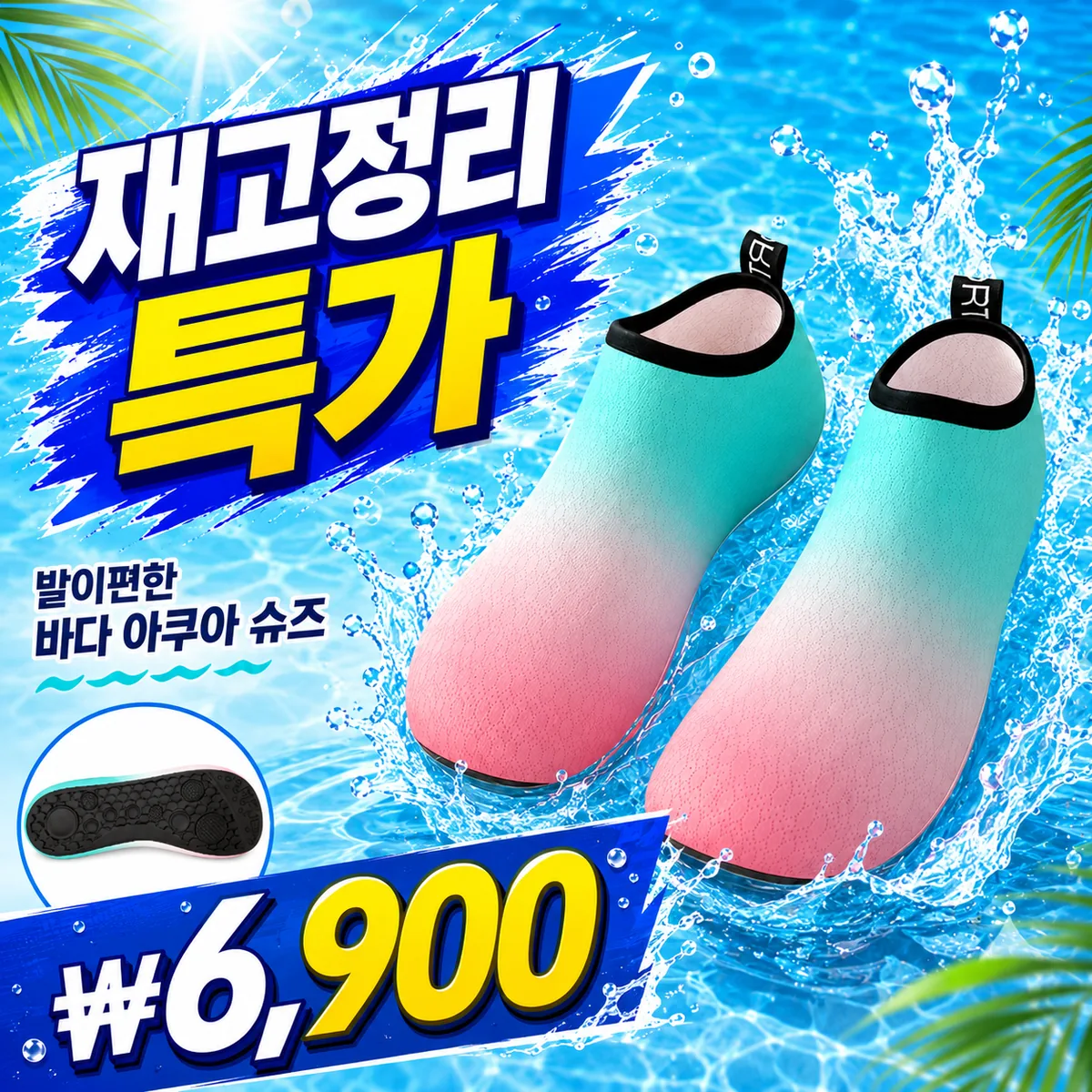 로즈바운드 발이편한 여름 워터 아쿠아 슈즈 가격 추이 로즈바운드 발이편한 여름 워터 아쿠아 슈즈 - 최저가 6,900원