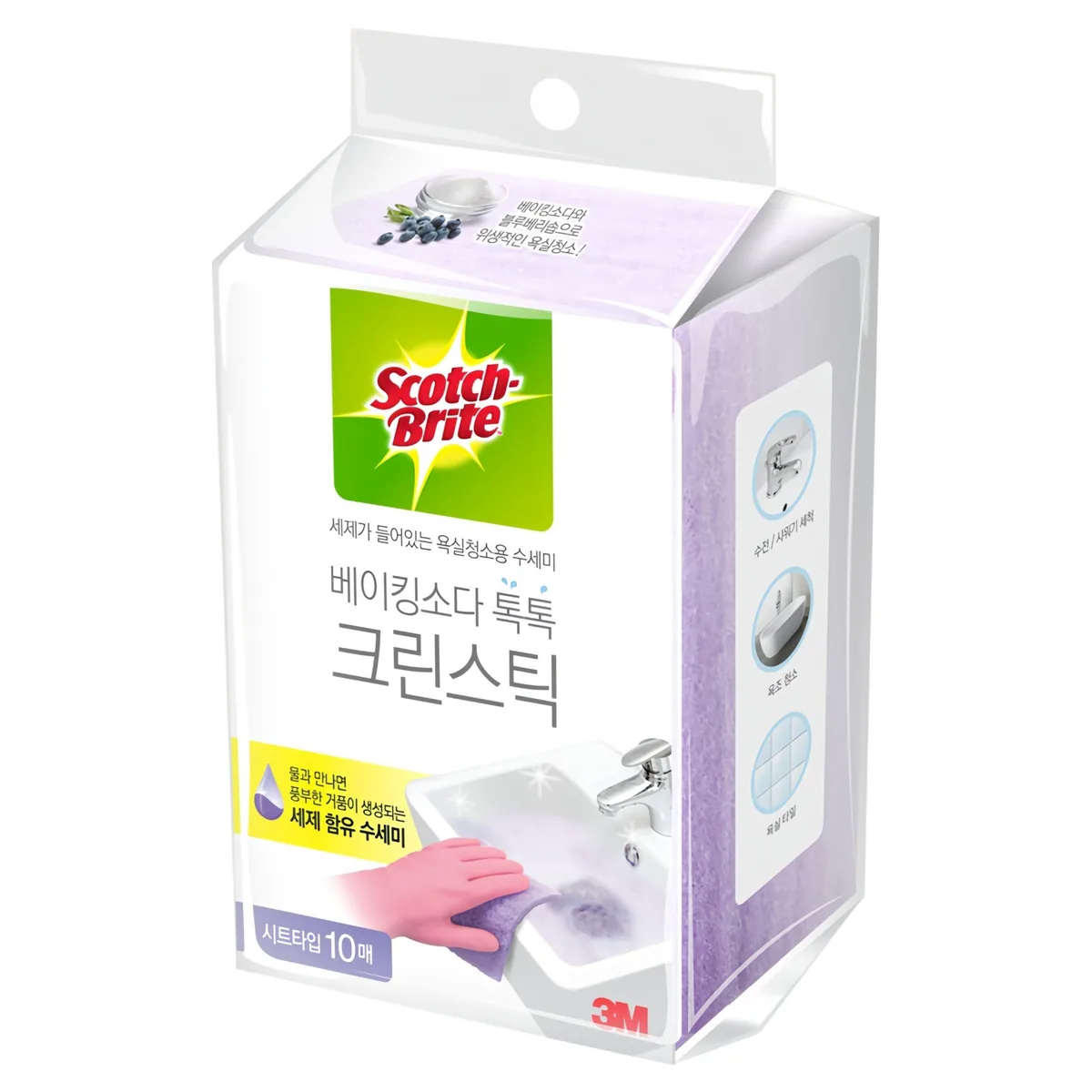 스카치브라이트 쓰리엠 베이킹소다 크린스틱 시트타입 보라색 10p 가격 추이 스카치브라이트 쓰리엠 베이킹소다 크린스틱 시트타입 보라색 10p - 최저가 7,700원