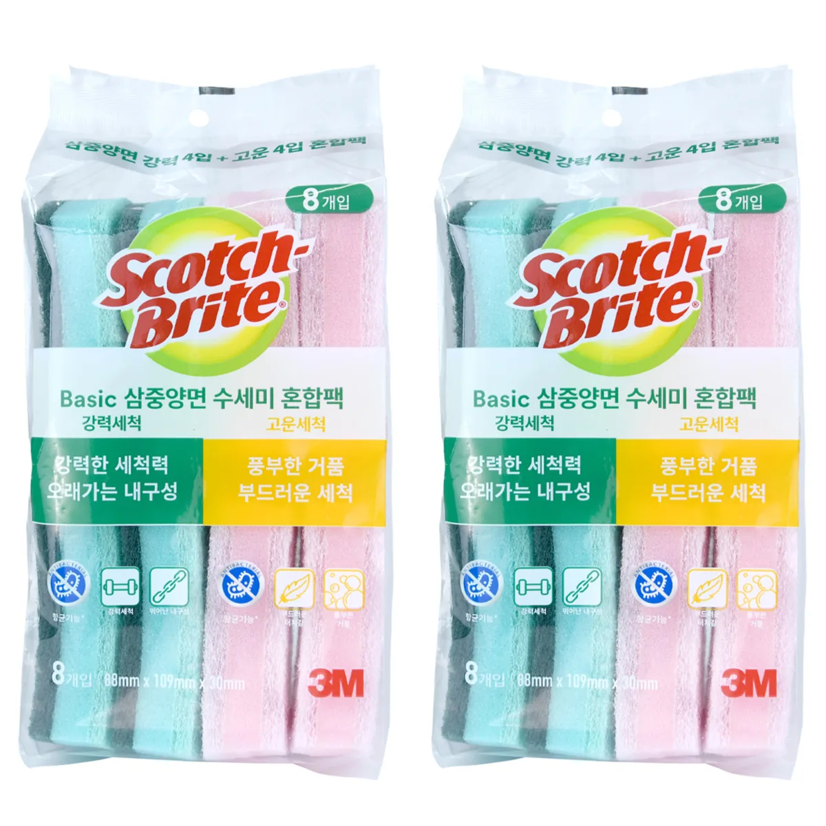 스카치브라이트 삼중양면 스펀지 수세미 혼합팩 가격 추이 스카치브라이트 삼중양면 스펀지 수세미 혼합팩 - 최저가 8,290원