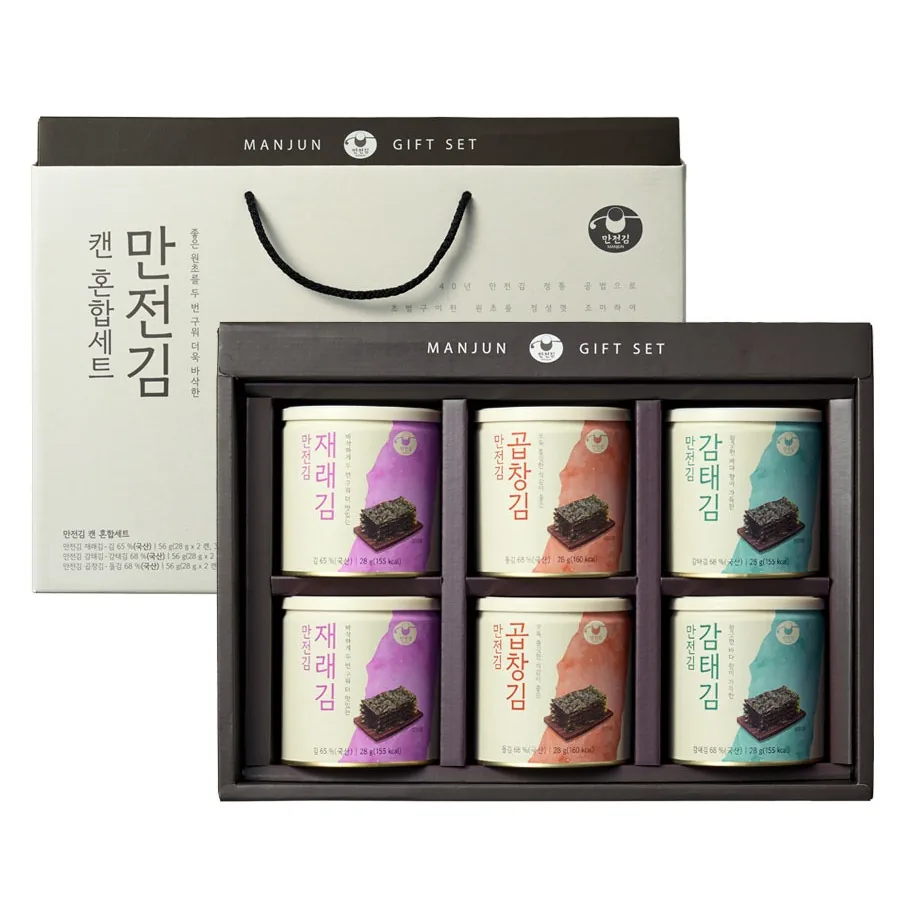 만전김 캔 김 재래 + 감태 + 곱창 혼합 세트 가격 추이 만전김 캔 김 재래 + 감태 + 곱창 혼합 세트 - 최저가 25,900원