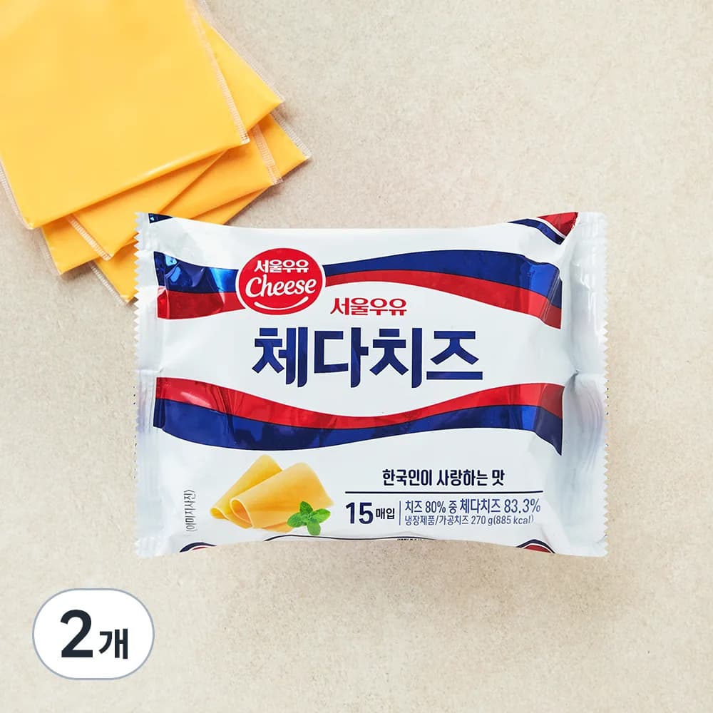 서울우유치즈 체다 슬라이스 치즈 가격 추이 서울우유치즈 체다 슬라이스 치즈 - 최저가 8,810원