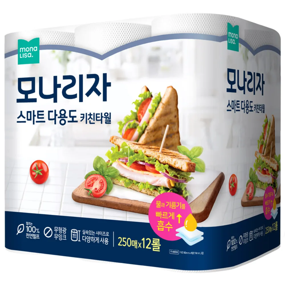모나리자 스마트 다용도 키친타올 250매 가격 추이 모나리자 스마트 다용도 키친타올 250매 - 최저가 10,900원