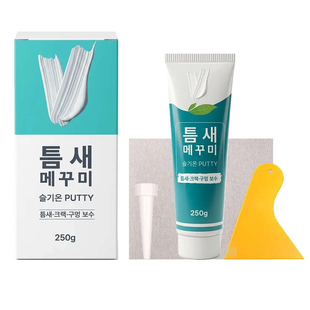 슬기온 벽보수 퍼티 틈새 메꾸미 세트 가격 추이 슬기온 벽보수 퍼티 틈새 메꾸미 세트 - 최저가 6,900원