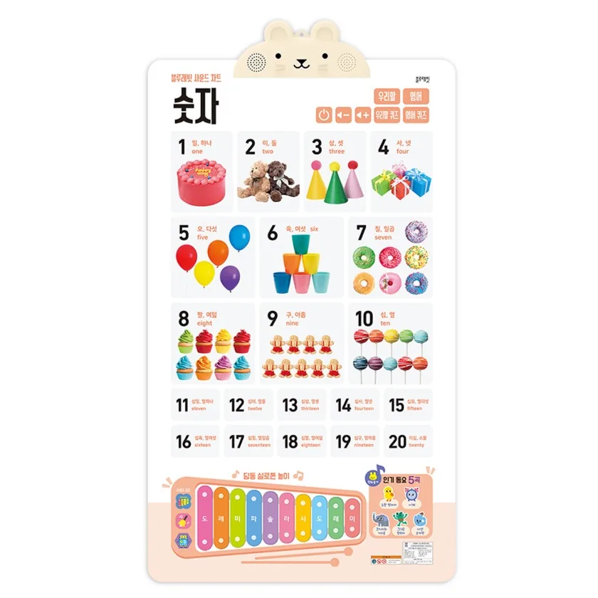 사운드차트 숫자 가격 추이 사운드차트 숫자 - 최저가 16,250원
