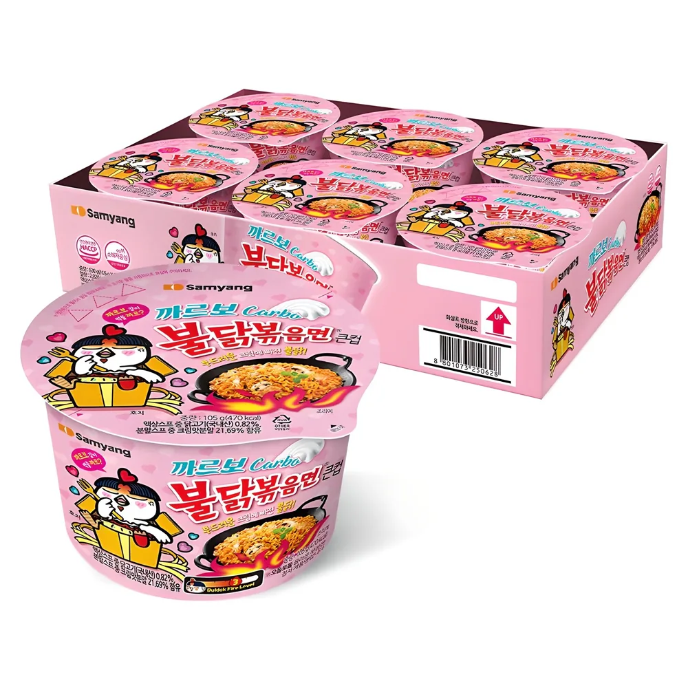 불닭볶음면 까르보 큰컵 105g 가격 추이 불닭볶음면 까르보 큰컵 105g - 최저가 7,500원